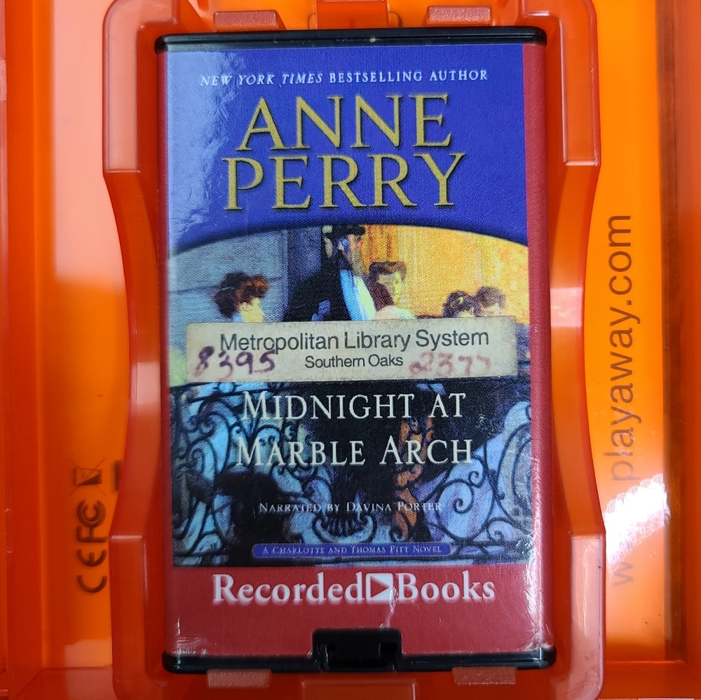 MIDNIGHT AT MARBLE ARCH by Anne Perry Mystery Playaway Audio Book